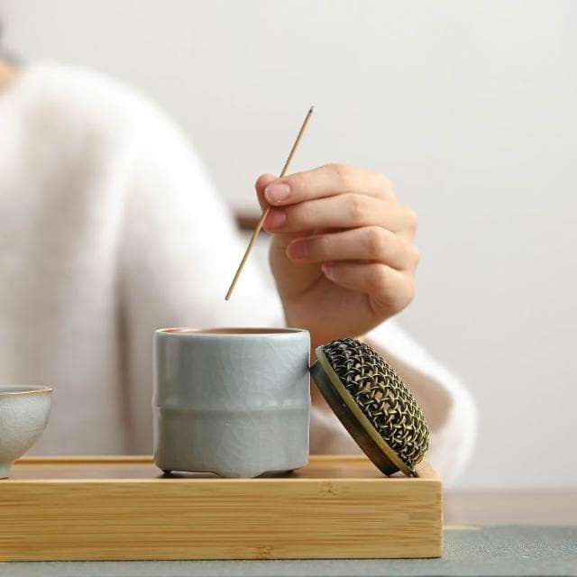 香道功夫茶具套裝汝窯香爐組合提梁壺公司送客戶陶瓷伴手禮品定制