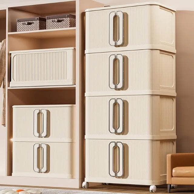 ⭐全臺免運 ⭐新款家用書櫃加厚推拉門多層雜物櫃儲物櫃多層嬰兒衣服衣櫃收納櫃