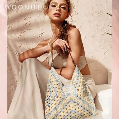 【WOONUE】專櫃春夏歐美時尚高質感大地色編織包手提包側背包(閨蜜女友老婆生日情人節禮物)