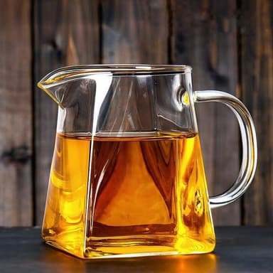 750ml 加厚耐熱玻璃公道杯｜泡茶壺 四方公杯 分茶器 玻璃茶海 茶具配件 泡茶器