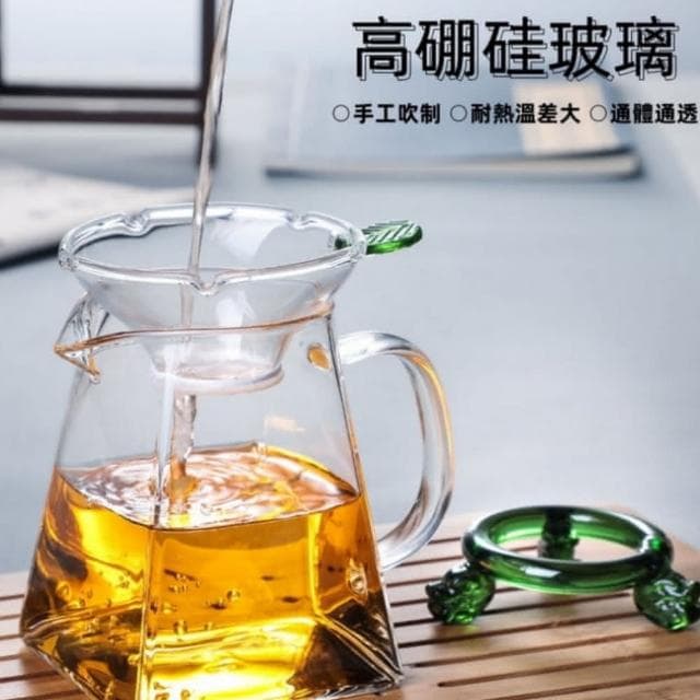 750ml 加厚耐熱玻璃公道杯｜泡茶壺 四方公杯 分茶器 玻璃茶海 茶具配件 泡茶器