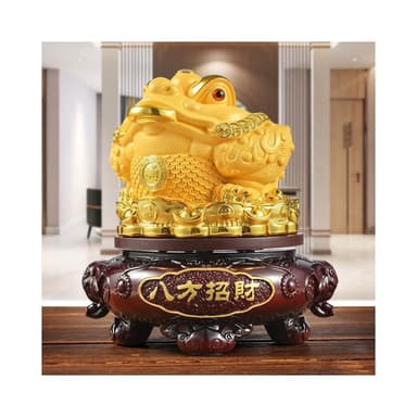 招財進寶 金蟾蜍 招財擺飾 蟾蜍咬錢 開運 風水擺件 傢居 辦公室 店鋪擺飾 開幕送禮