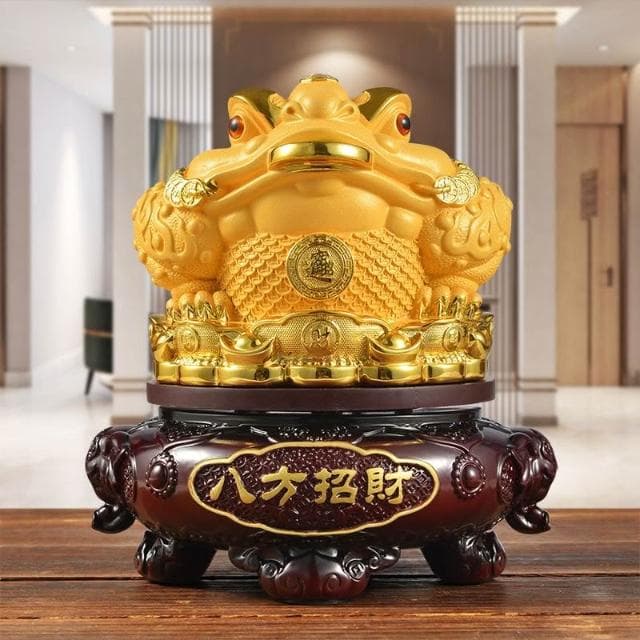 招財進寶 金蟾蜍 招財擺飾 蟾蜍咬錢 開運 風水擺件 傢居 辦公室 店鋪擺飾 開幕送禮