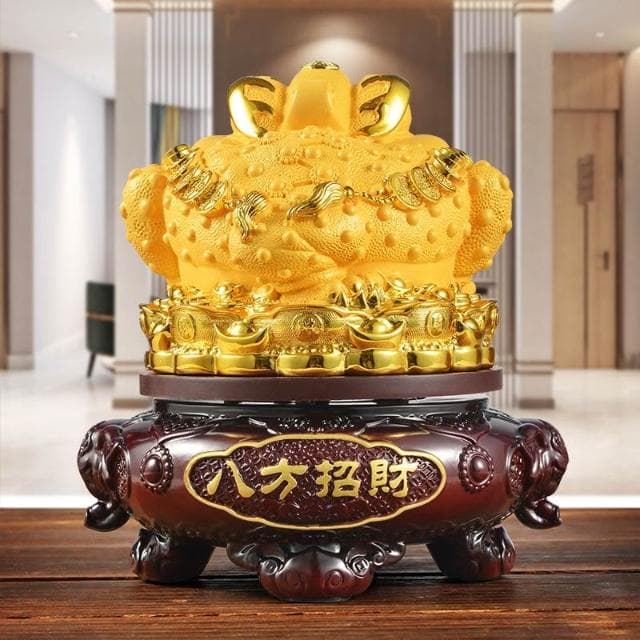 招財進寶 金蟾蜍 招財擺飾 蟾蜍咬錢 開運 風水擺件 傢居 辦公室 店鋪擺飾 開幕送禮