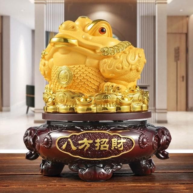招財進寶 金蟾蜍 招財擺飾 蟾蜍咬錢 開運 風水擺件 傢居 辦公室 店鋪擺飾 開幕送禮
