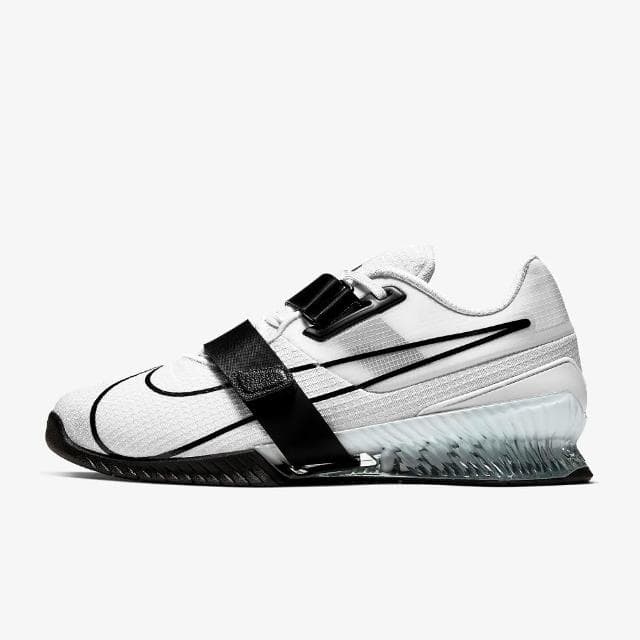 【NIKE 耐吉】Romaleos 4 白黑色專業舉重訓練平底運動鞋子 深蹲挺舉抓舉硬舉健力健身 男生日禮物(CD3463101)