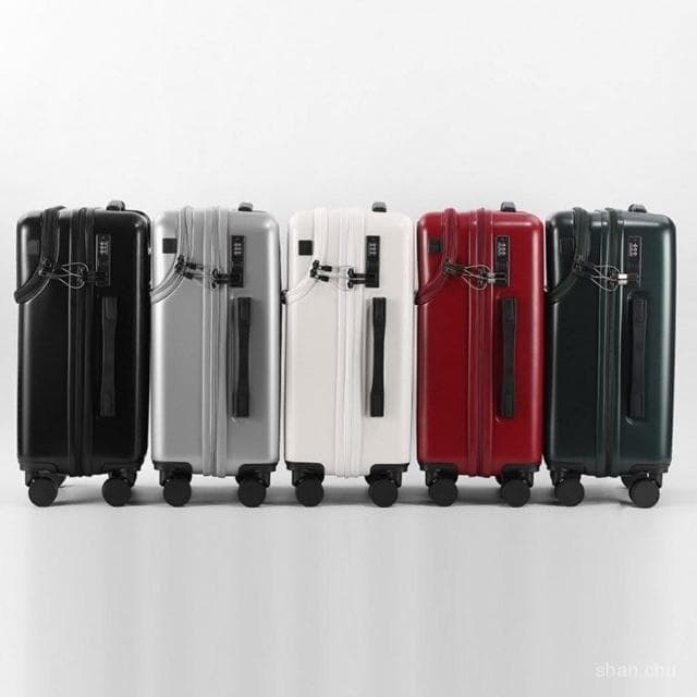 前開扣 筆電行李箱 登機箱 20吋 22吋 24吋 26吋行李 多功能行李箱 杯架USB行李箱 拉桿箱 大容量