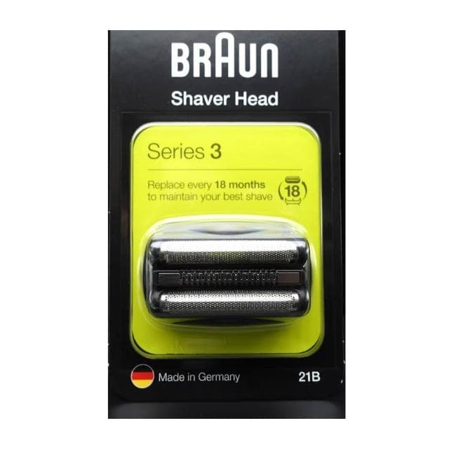 【BRAUN 百靈】德國正品 BRAUN 百靈 電動刮鬍刀頭組 21B (平行輸入)