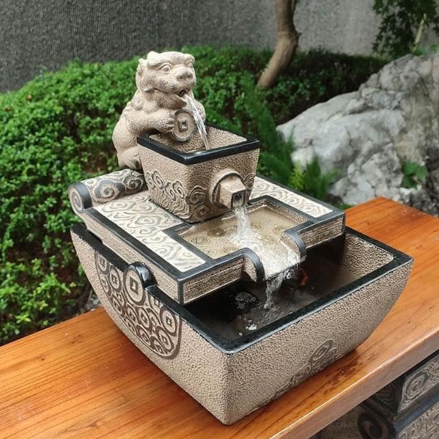 日進鬥金 招財流水盆 流水聚寶盆 流水擺件 招財擺飾 開運 風水招財流水組 風水擺件 開店 橋遷 開幕送禮