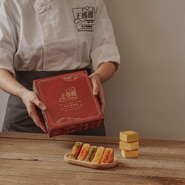 【MamaWang’s 王媽媽】三色法式抺茶禮盒12入