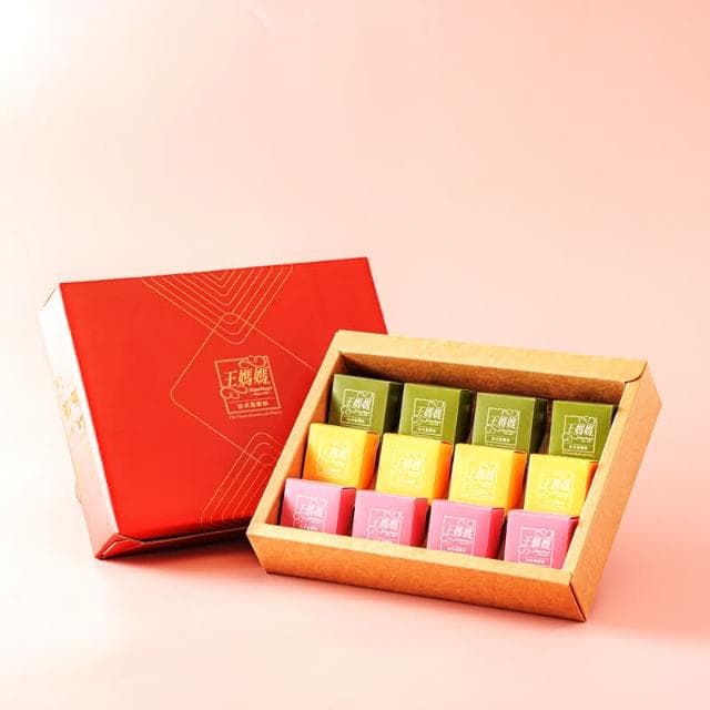 【MamaWang’s 王媽媽】三色法式抺茶禮盒12入