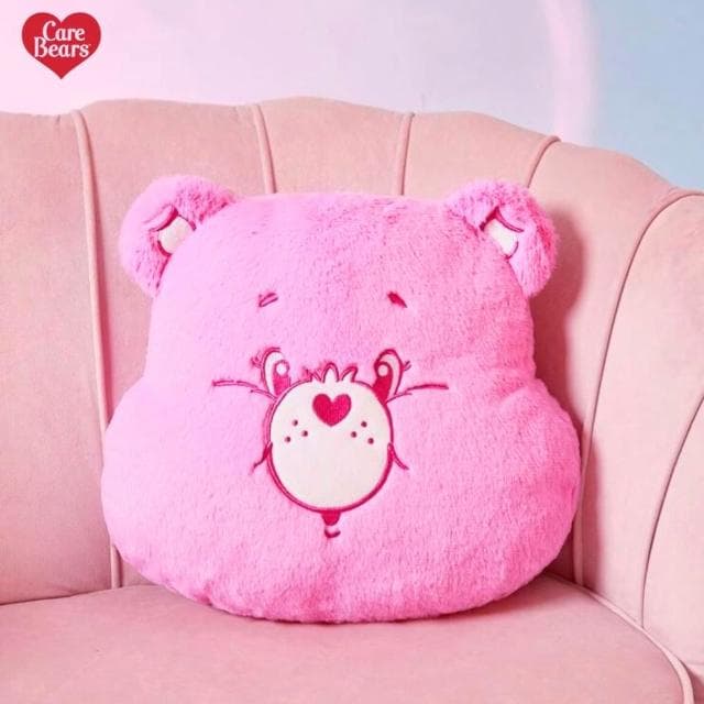 【Care Bears】美國彩虹熊愛心熊Care Bears超柔絨毛抱枕靠墊靠枕玩偶沙發枕頭(女友生日情人聖誕交換禮物)