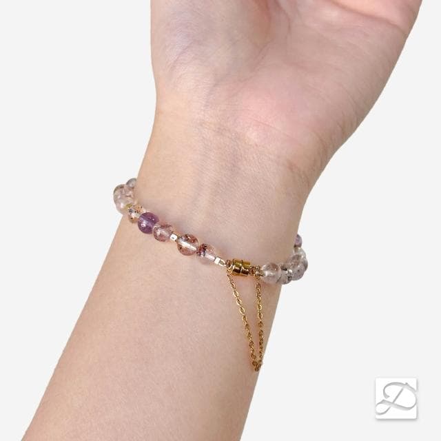 【Dawn Fashion 彤恩時尚】天使的繁星//全方位水晶手鍊 // 冰透超七 14KGF注金//生日禮物/畢業禮物