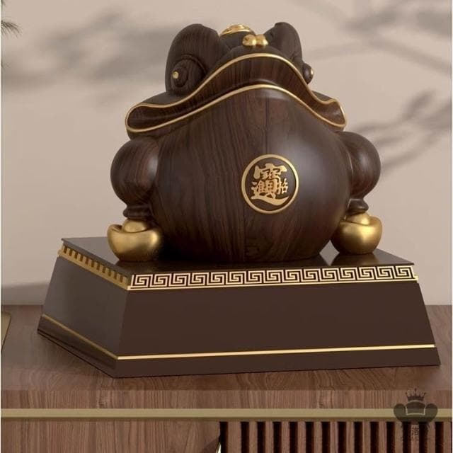 金蟾招財擺件 免運 辦公室裝飾 納福聚財 三足蟾蜍 新中式客廳裝飾 吉祥如意 入厝禮物 店鋪開幕禮 玄關擺件RFH82