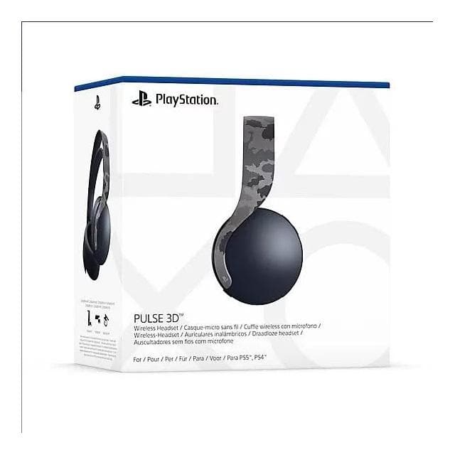 【SONY 索尼】PS5 PULSE 3D 無線耳機組 深灰迷彩款-梓萌電玩