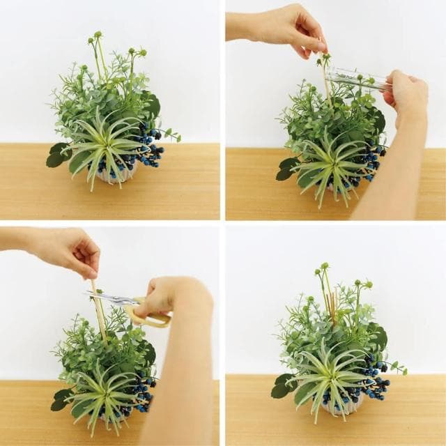 【HUGO DECO 榆果傢飾】空氣鳳梨藍莓果香氛植栽擬真植栽/香氛/多肉植物/節慶送禮