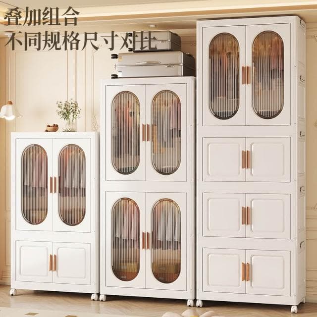 免安裝寶寶簡易衣櫃兒童衣服收納櫃嬰兒小衣櫥塑膠家用臥室儲物櫃