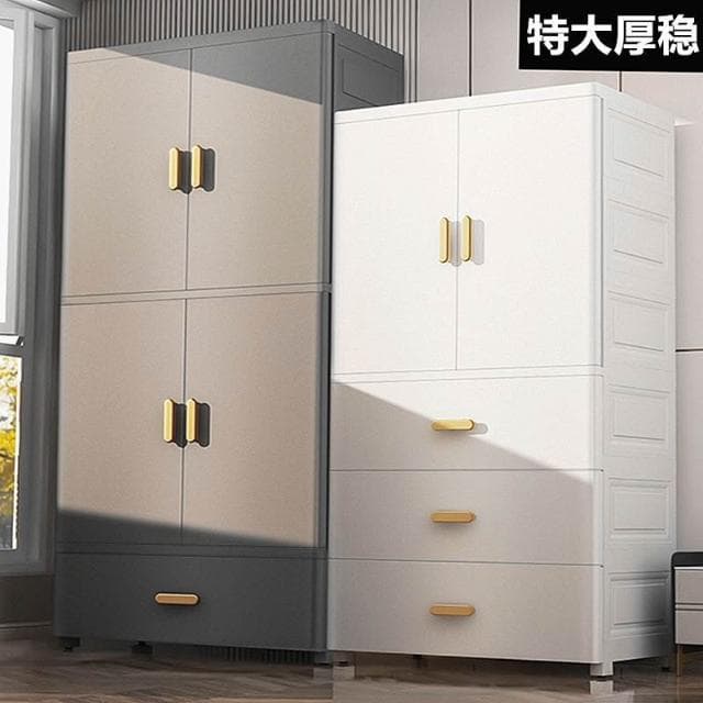 開門收納箱寶寶兒童衣櫃收納櫃抽屜式塑膠儲物簡易嬰兒衣服整理箱
