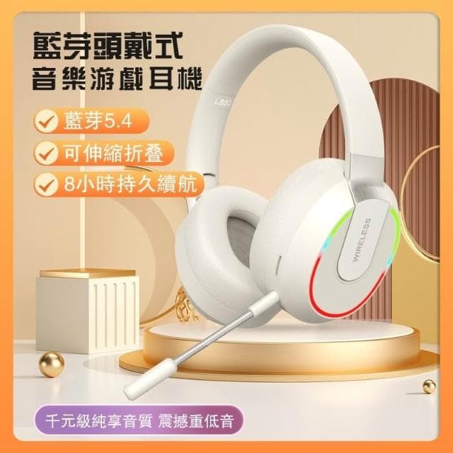 台灣出貨 耳罩式耳機 頭戴式耳機 雙降噪麥克風 可插卡 電競耳機 無線耳機 降噪耳機 全包式耳機 全罩式耳機 藍芽耳機