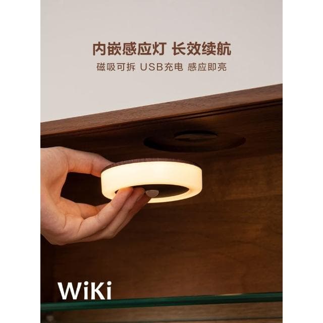 免運 實木桌面收納盒 茶水櫃 感應燈防塵水杯收納櫃 黑胡桃木壁掛收納櫃 茶具杯子置物架