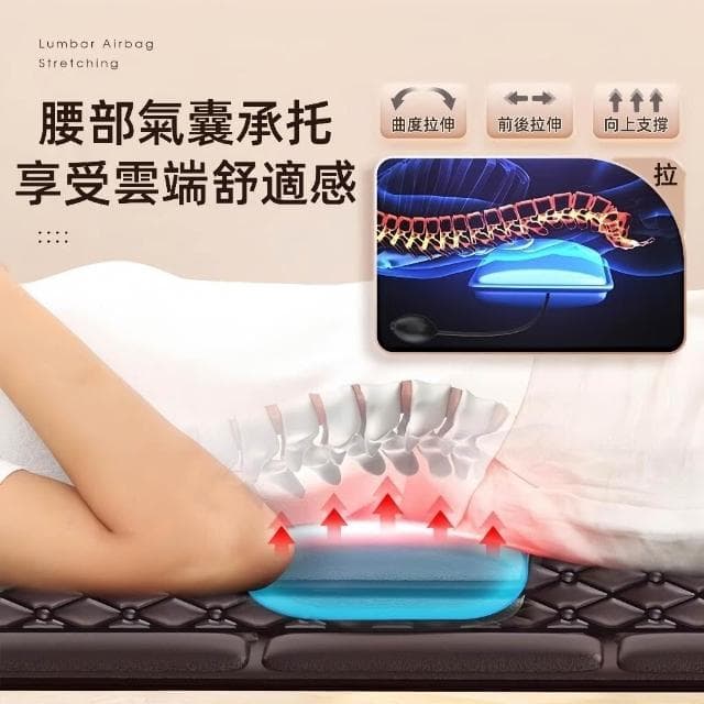 多功能按摩墊 電動按摩器 電動按摩墊 按摩床墊 30個按摩頭 頸椎腰背腿足部 家用躺靠椅墊 長輩禮物