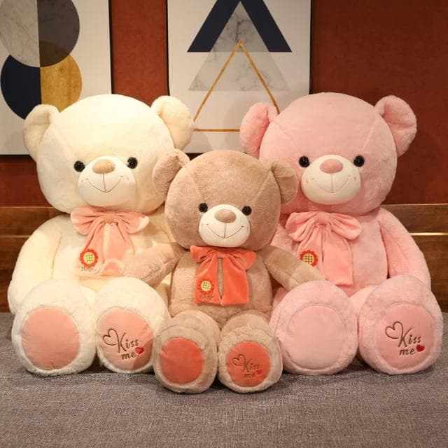 廠家大號泰迪熊毛絨玩具公仔送女生生日禮物可愛陽光領結熊