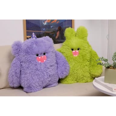 青壹坊可愛毛絨玩具卡通小怪獸玩偶大號女孩睡覺抱枕公仔節日禮物
