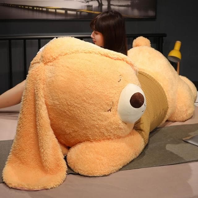 大號毛衣兔子毛絨玩具可愛趴趴兔大抱枕女孩床上睡覺抱玩偶禮物