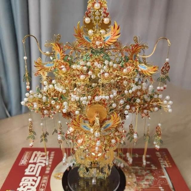 拼酷金翅鳥冠金屬拼圖 3D立體手工DIY拼裝送女友送閨蜜結婚禮物