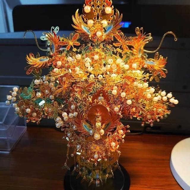 拼酷金翅鳥冠金屬拼圖 3D立體手工DIY拼裝送女友送閨蜜結婚禮物