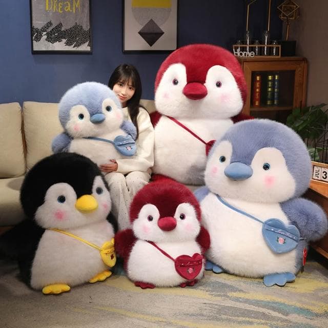 超大號可愛北極小企鵝公仔毛絨玩具兒童陪睡玩偶娃娃情侶生日禮物