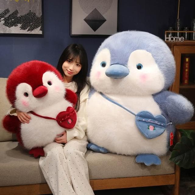 超大號可愛北極小企鵝公仔毛絨玩具兒童陪睡玩偶娃娃情侶生日禮物