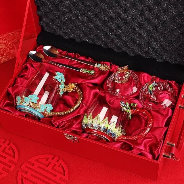 實用高檔定制送新人朋友閨蜜訂婚結婚禮物新婚紀念一對杯子