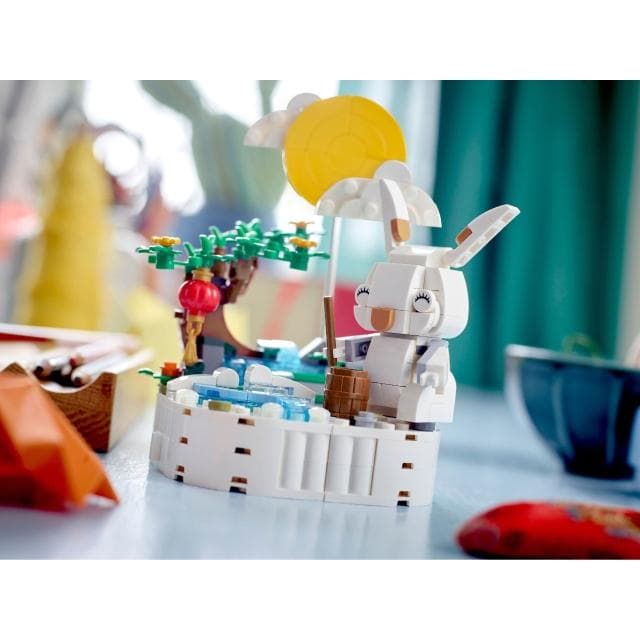 【LEGO 樂高】高雄天利鄭姐｜樂高 獨家特殊 系列 40643 玉兔 送禮 居家擺飾 收藏 節慶 中秋節 動物模型