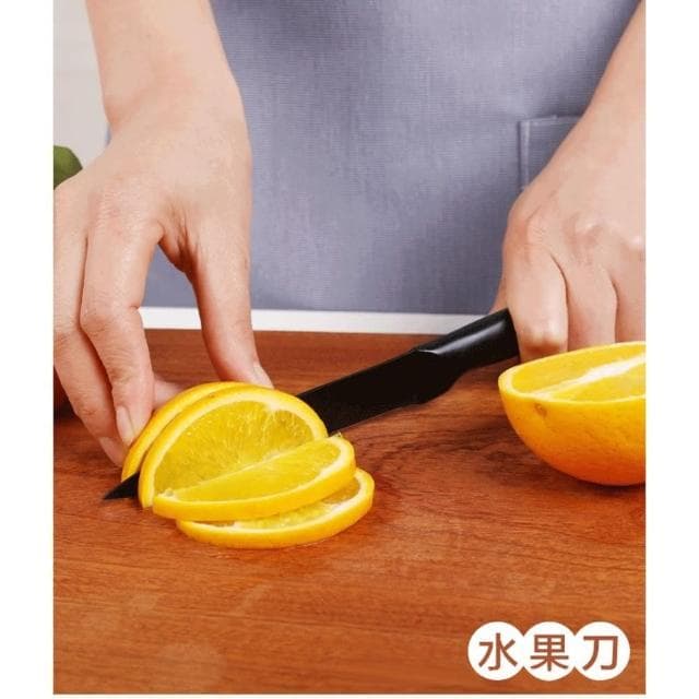 ﹝日本原裝﹞日本黑鍛小刀(附贈刀套) 水果刀 不鏽鋼水果刀 黑鋒利不沾刀 露營刀 小刀 隨身小刀 摺疊刀 削皮刀 刀子