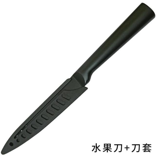 ﹝日本原裝﹞日本黑鍛小刀(附贈刀套) 水果刀 不鏽鋼水果刀 黑鋒利不沾刀 露營刀 小刀 隨身小刀 摺疊刀 削皮刀 刀子