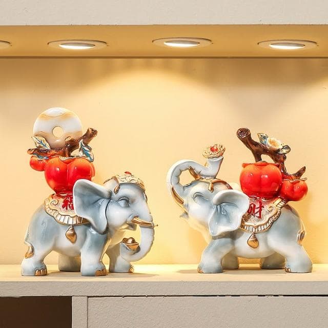 吉祥如意 大象擺件 招財大象 招財象 招財擺飾 玄關擺飾 玄關擺件 擺件 家居裝飾 喬遷 開幕 開幕送禮
