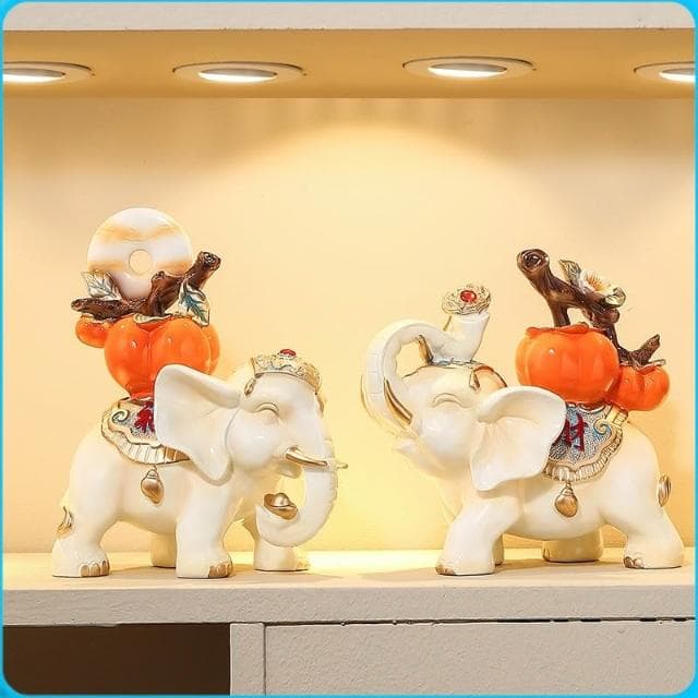 吉祥如意 大象擺件 招財大象 招財象 招財擺飾 玄關擺飾 玄關擺件 擺件 家居裝飾 喬遷 開幕 開幕送禮