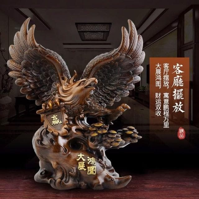 老鷹擺件 開幕送禮招財 開業送禮 開幕送禮首選 財位擺飾 居家裝飾 招財擺飾 旺宅 大鵬展翅 玄關擺飾 開業 喬遷 禮品