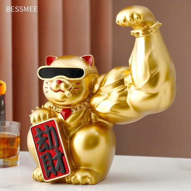 招財貓 劫財貓 發財貓 大力招財貓 麒麟臂劫財貓 開業禮物  家居擺飾 開幕送禮