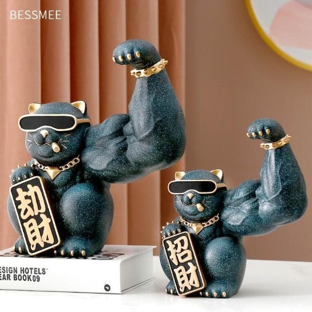 招財貓 劫財貓 發財貓 大力招財貓 麒麟臂劫財貓 開業禮物  家居擺飾 開幕送禮