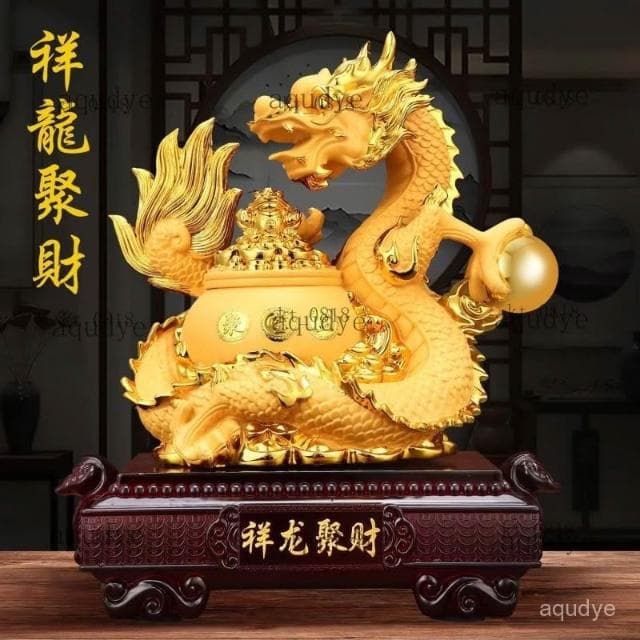 龍擺件 招財龍 招財 開運 風水擺件 傢居 辦公室 店鋪擺飾 開幕送禮 入厝禮物