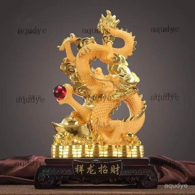 龍擺件 招財龍 招財 開運 風水擺件 傢居 辦公室 店鋪擺飾 開幕送禮 入厝禮物