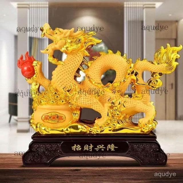 龍擺件 招財龍 招財 開運 風水擺件 傢居 辦公室 店鋪擺飾 開幕送禮 入厝禮物