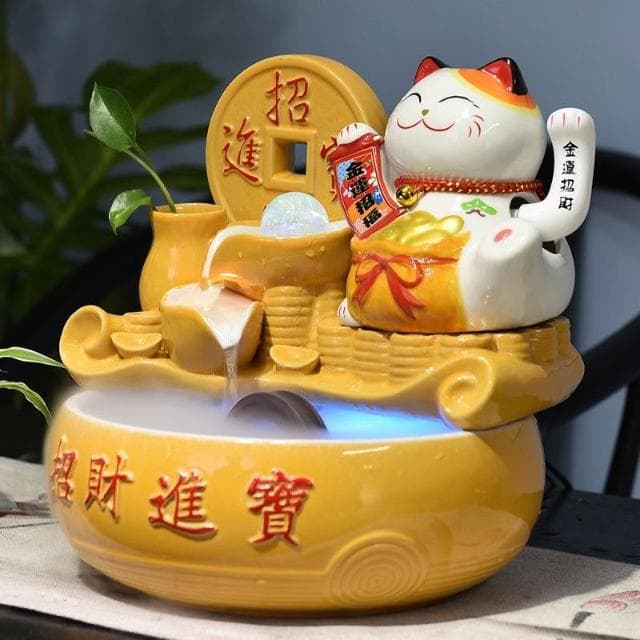 招財貓 招財貓擺飾 流水盆 聚寶盆 流水擺件 招財擺飾 開運 風水招財流水組 風水擺件 開店 橋遷 開幕送禮
