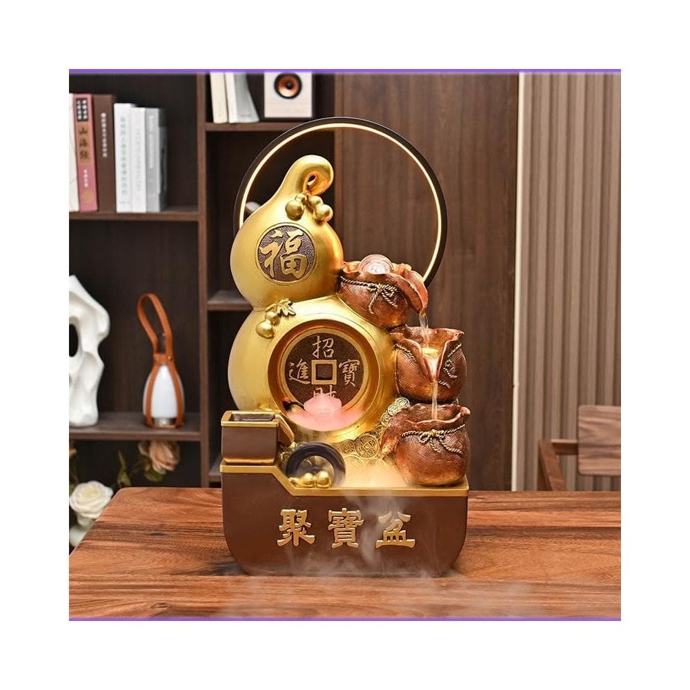 聚寶盆 葫蘆 招財流水擺件 流水盆 招財擺飾 招財流水盆 流水聚寶盆 流水擺件 開運 招財擺飾 入厝禮物 開幕送禮