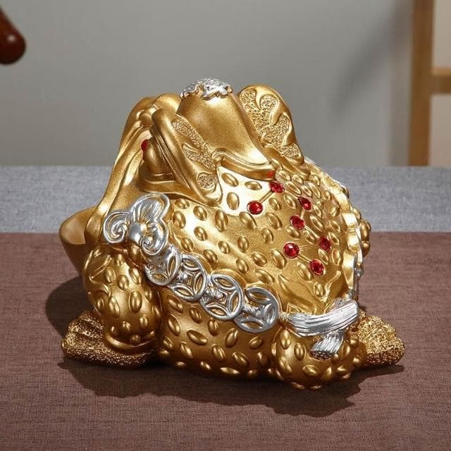 招財金蟾 金蟾 三足金蟾 金蟾蜍 玄關收納 鑰匙收納 三腳金蟾蜍 風水擺件 招財擺飾 禮物 開業 開運