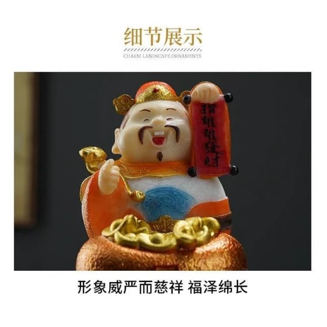 財神爺 聚寶盆 招財水流盆 流水盆 流水擺件 招財進寶 流水聚寶盆 風水盆 開運 招財擺飾 入厝禮物 開幕送禮
