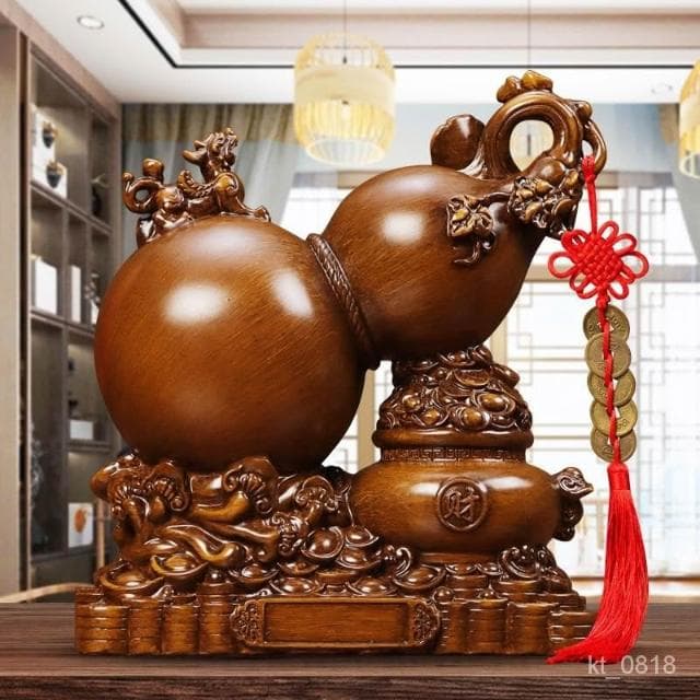 臺灣出貨 招財聚寶盆葫蘆擺飾 招財擺件 風水擺飾 招財擺飾 招財金蟾擺件 家居擺設 開幕送禮 入厝禮物