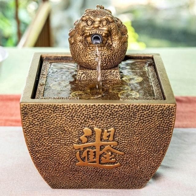 日進鬥金 流水盆 風水盆 流水聚寶盆 流水擺件 招財擺飾 開運 風水招財流水組 風水擺件 開幕送禮 入厝禮物